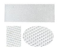 Nail Art Rhinestones, Self Adhesive Acrylic Rhinestone Stickers Multicolor 3-6mm For Phone PC Car Decal Craft(R02 Silver,4mm900pcs)