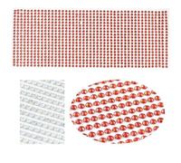 Nail Art Rhinestones, Self Adhesive Acrylic Rhinestone Stickers Multicolor 3-6mm For Phone PC Car Decal Craft(R08 Red,6mm504pcs)