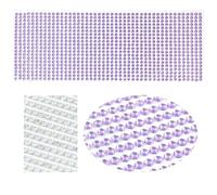 Nail Art Rhinestones, Self Adhesive Acrylic Rhinestone Stickers Multicolor 3-6mm For Phone PC Car Decal Craft(R09 Light purple,6mm504pcs)