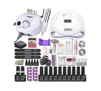 Nail Art Set 120/80/54w Uv Led Lamp Gel Nail Polish Set Electric Nail Drill Nail Art Set-