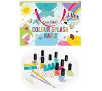 Nail Art Set For Kids Nail Polish Painting Manicure Home Makeover Pedicure Kit For Children Colour Splash