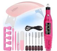 Nail Art Set With Professional LED UV Lamp Gel Curing Machine Electric File Drill Sets Kits(TZ-134)