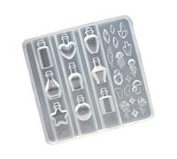 Nail Art Silicone Mold Bowknot Bottle Shape Manicure Training Tool Professional Manicure Supplies Suitable for Various Occasions Bowknot Magic Bottle Shape
