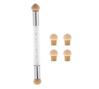 Nail Art Sponge Brush Painting Dotting Gradient Shading UV Gel Pen Dual Head
