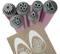 Nail Art Stamp Pen Set Floral Butterfly Pattern Nail Graffiti Pen Flower Painting Drawing Nail Brush Stamp Pen Manicure Tool(6pc)