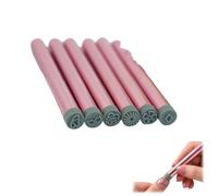 Nail Art Stamp Pen with Flexible Silicone Tip, Metal Body (10, one size)