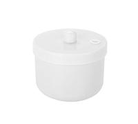 Nail Art Sterilizer, Sterilizer Box, Nail Tools Sterilizer Tray Sterilization Box Disinfection Container Manicure Tools Disinfectant Jar Nails Art Round Boxes for Nail Art Accessories(WHITE)