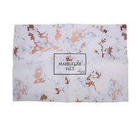 Nail Art Table Mat Portable Soft Hand Cushion Pad Manicure Tool for Home Nail Salon Beauty Salon PU Material Orange White Grain Rose Gold Grain 45 x 30cm (Rose Gold Pattern Table mat)