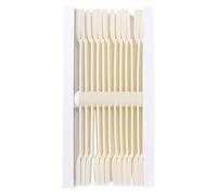 Nail Art Tips Display Fan Shape Plastic White Practice Board | Screw Holder, Sector and Umbrella Mould, Lightweight Template for Salon Use