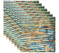 Nail Art Transfer Foils, 50 Sheets Holographic Nail Stickers, Glitter Patterns, Metallic Nail Design Wraps, DIY Manicure Decoration Set for Salon Professional