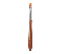 Nail Art UV Gel Brush Pen Nail Art Builder Flat Wooden Handle Painting Drawing Carving Pen Manicure Tool For Home Salon Painting Pens Pencil Tips Holder No Wax Needed For Kids Adults Outdoors