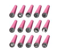 nail arts Flower Stamp Pen - 15x Pen Stamp Nail Tools With 6 Different Art Patterns, Nail Stamping Plate Nail Stamper Kit Flower Nail Stamp Pen Nail Stamper Nail Tool For Women Girls