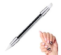 Nail Arts Sculpture Pen | Duals Tipped Nail Arts Tools | Rhinestone Nails Manicure Instruments Carving Pen | Silicone Nails Dotting Tool Art Brushes for Sculpting Gel Shaping Drawing