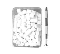 Nail Arts Sponges - Brush Nails Sponge | 100PCs Sponges For Nail Arts | Soft Nail Sponges | Manicure Nail Arts Sponges | Nail Sponge | Grabbing Pen Cosmetic Foam Sponges Manicure Tool For Families Lov