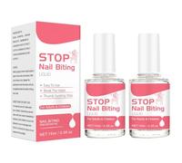 Nail Biting Polish for Kids | 2-Pack Nail Biting Prevention Treatments for Kids | Thumb Sucking Deterrents Oil | No Bite Nails Polish | Multipurpose Stop Nails Bitings Liquid Helps Break Bad Habits
