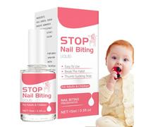Nail Biting Prevention Pollish- Nail Bite Stopper, Bitter NailS Solution, 0.5fl Oz Care For Kids & Adults, Thumb Sucking, Safe & Effective Bitter Taste, NaIil Biting And Thumb Sucking