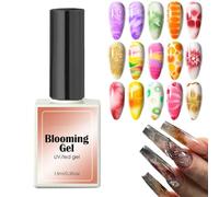 Nail Blooming Gel, Flower Effect Nail Glue - Quick-Drying Nail Design Salon Accessories Gift Ideas