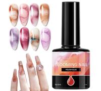 Nail Blooming Gel - Marble Ink Gel | Watercolour nail artt | Easy Flow Formula for Floral, smokee, Tie-Dye Effects | Long-Lasting Soak-Off Polish for Salon or Designs