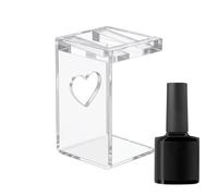 Nail Bottle Stand - Reverse L-Shaped Acrylic Clear and Stable,Nail Accessory Organizer Stand - Suitable for Adults, Beginners, Amateurs, Women, Girls and Girlfriend