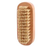 Nail Brush - 2 Sided Wooden Fingernail Scrubber, Natural Boar Bristles Care, Strong Grip Handle Daily Hygiene Protection | Deep Cleaning Manicure Tool for Hands Feet Salon Spa Dorm Bathroom