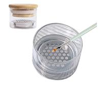 Nail Brush Cleaning Cup - Practical Nail Washing Machine Cup With Lid | Multifunctional Art Glitter Brush Storage Cup | Portable Ad Cleaning Tool