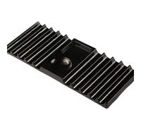 Nail Brush Holder Tray- 19.6x8x1cm Convenient Brush Holder for Women | Non-Slip Rest Color Palette | Professional Painting Brushes Organizer | Manicure Tool Storage for Pen Display Home Salon
