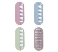 Nail Brush, Nail Brushes for Cleaning Nails, Two Sided Cleaning Fingernail Scrub Brushes Portable Easy to Hold Soft Stiff Bristles Nail Cleaning Scrubbers for Men Women Kids, 4pcs