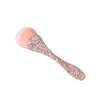 Nail Brush Nail Dust Brush With Shiny Rhinestones For Nails Fluffy Duster Cleaner Powder Remover For cleaning