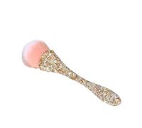 Nail Brush Nail Dust Brush With Shiny Rhinestones For Nails Fluffy Duster Cleaner Powder Remover For cleaning