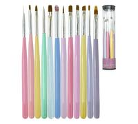 Nail Brush Set, Nail Painting Brushes, Nail Dotting Tools, Striping Nail Brushes, Brushes, Dra Nail Dotting Tools, Nail Painting Brush, Striping Nail Brushes Drawing Pen For Women Nail Design
