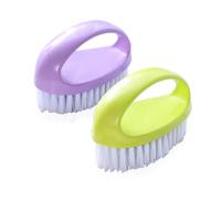Nail Brushes for Cleaning Nails - DrbtldMZ 2PCS Professional Nail Cleaning Brush with Firm Nylon Bristles & Ergonomic Grip | Deep Clean Scrubber for Mechanics Gardeners Hand Under Nails Toes