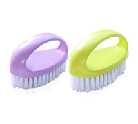 Nail Brushes for Cleaning Nails - TRACOMPAN 2PCS Professional Nail Cleaning Brush with Firm Nylon Bristles & Ergonomic Grip | Deep Clean Scrubber for Mechanics Gardeners Hand Under Nails Toes