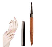 Nail Brushes For, Nail Design Painting Brushes, Sandalwood Polish Brush For Thin Details, Fine Drawing, Long Lines, Home Use And Professional Salon