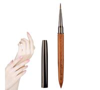 Nail Brushes For - Nail Fine Liner Brushes | Sandalwood Detail Brush For Thin Details, Fine Drawing, Long Lines, Design, Salon At Home