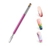 Nail Brushes, Nail Art Brushes, Dual-Ended Polygel Brush & Picker tool, Magic Extender Gel Tool for UV/LED Nail Art, Acrylic Nails Extension, Extensions Builder