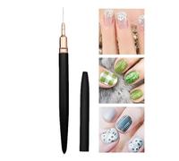 nail Brushes - Nail Liner Brush | Easy Hold Nails Brush Liner, Thin nail Design Detail Brush Nail Pen, Paintings Lines Brush, Nail Pattern Tool, Japanese Matte Black Drawing Pen For Girls