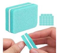 Nail Buffer, 30pcs Portable Nail Buffing Sanding Block Manicure Tool Nail Buffer Block Salon Mini Buffer Block Nail Art Manicure Pedicure Nail File Block for Nails Home Salon Gel Polish(green)