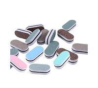 Nail Buffer Blocks, 100 pcs Multicolor Double Sided Mini Sponge Nail File Buffer Block Nail Art Files(Mix 100 Pcs)