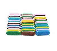Nail Buffer Blocks, Nail Buffer Files 100/180 Grit Colorful 4.4x1.9x0.7cm Pack of 250-1000 Pcs(1000pcs)