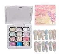 Nail Buffer Gel - 12 Colours Long Lasting Gradient UV Gel for Stamping and Painting on Nails, for Women Artists Girls and Beginners at Home in the Salon for Parties, Weddings and Holidays