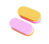 Nail Buffer Sanding Block, Mini Sponge Nail Buffer Files 100/180 Grit 4.8x2x1.2cm Multicolor 10/20/40 Pcs(Orange-20pcs)