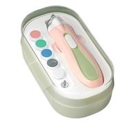 Nail Care Electric, Professional Nail Clippers with Dust Cover, Led Light Automatic File, Finger Clippers, Rechargeable for , Children, 6.69 x 3.74 x 2.36 Inches