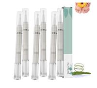 Nail Care Pen, for Strengthener Nail, Natural Ingredients Nails Repair Serum for Toenails and Fingernails, Reduces Discoloration, Nails Treatmant Pen with Tea Tree Oil, Nourishing (6pcs)