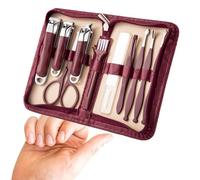 Nail Care Tools, Manicure Kit for Women, Toenail Clippers, 10 x Manicure and Pedicure Kits, Pedicure Tools for Feet, Professional Care Kits for Adults
