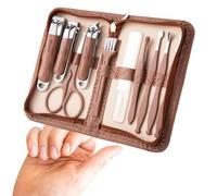 Nail Care Tools, Manicure Kit for Women, Toenail Clippers, 10 x Pedicure Tools for Feet, Manicure and Pedicure for Men Outdoor Women Men