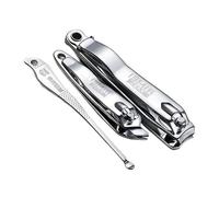Nail Care Tools Nail Clipper Set, 3/4 Pieces Portable Toenail and Manicure Kit with Storage Bag, Stainless Steel Professional Grooming Kits(A)