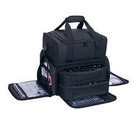 Nail Carrying Case, Kit Carrying Case, Storage, Nail Lamp Kit Holds 70 Bottles with Holder & Shoulder Strap for Travel Outdoor