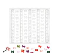 Nail Charm Mould | DIY Reusable Decorative Accessories, Nail Engraving Stencil Bow Shape - for Salon Home Women Girls DIY Enthusiasts