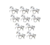 Nail Charms - 10 Pieces Horse Shape for Manicure | Accessories for Scrapbooking and Decoration | for Artists Brides Parties Special Events Beginners Beauty Lovers Study