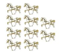 Nail Charms - Horse Shape Rhinestone Manicure Set, 10 Pieces Decorative Gems | Wedding Use, Beginner Professional Beauty Styling, Cute Artistic Fingertip Decoration, Home Salon Craft Acces